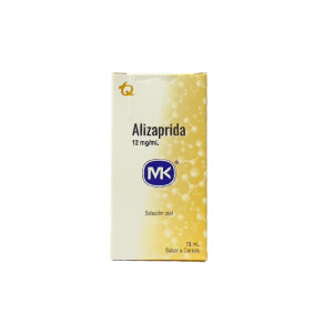 ALIZAPRIDA SOLUCION ORAL 12MG/ML FRASCO X 15 ML MK